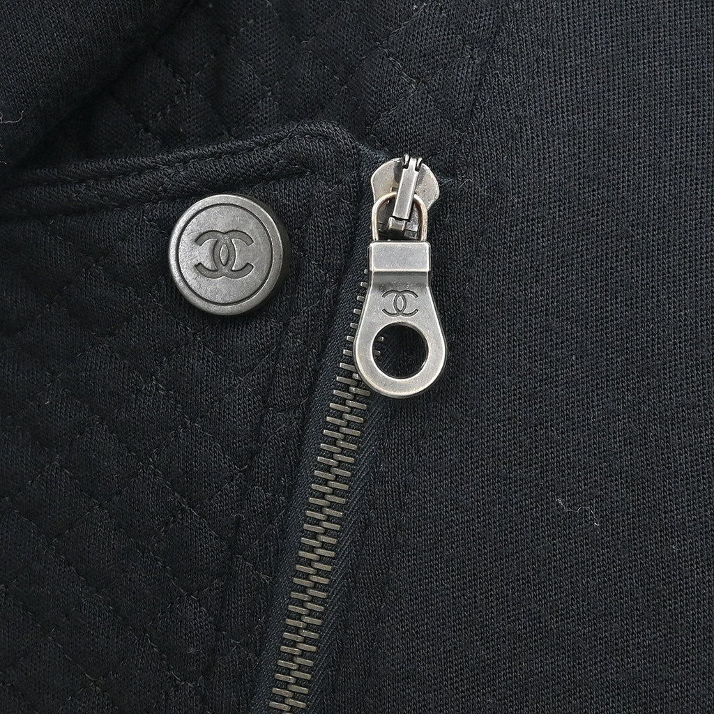 Chanel Zip Up Jacket Black #36