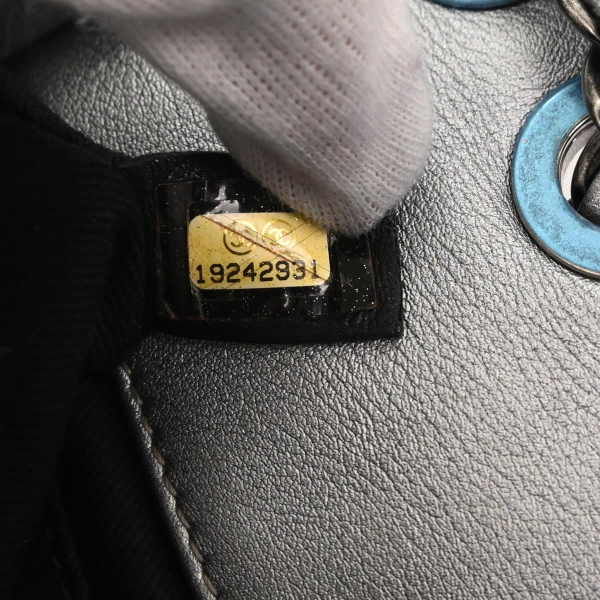 Chanel 2014 Silver Calfskin Icon Shoulder Bag