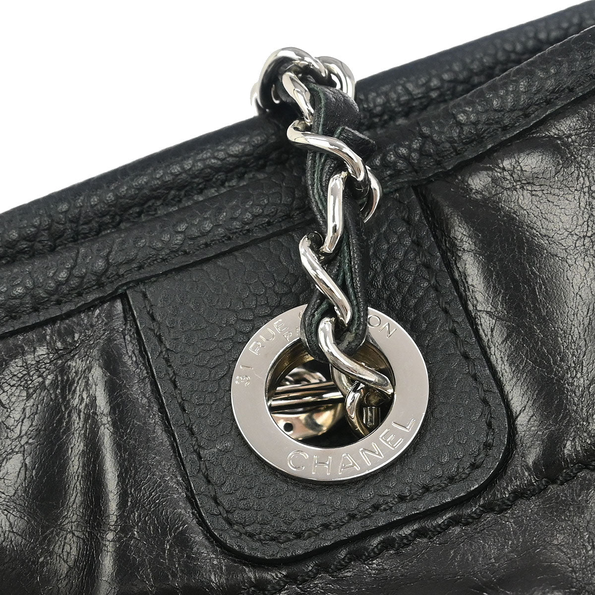 Chanel 2016-2017 Black Calfskin Small Deauville Tote Bag