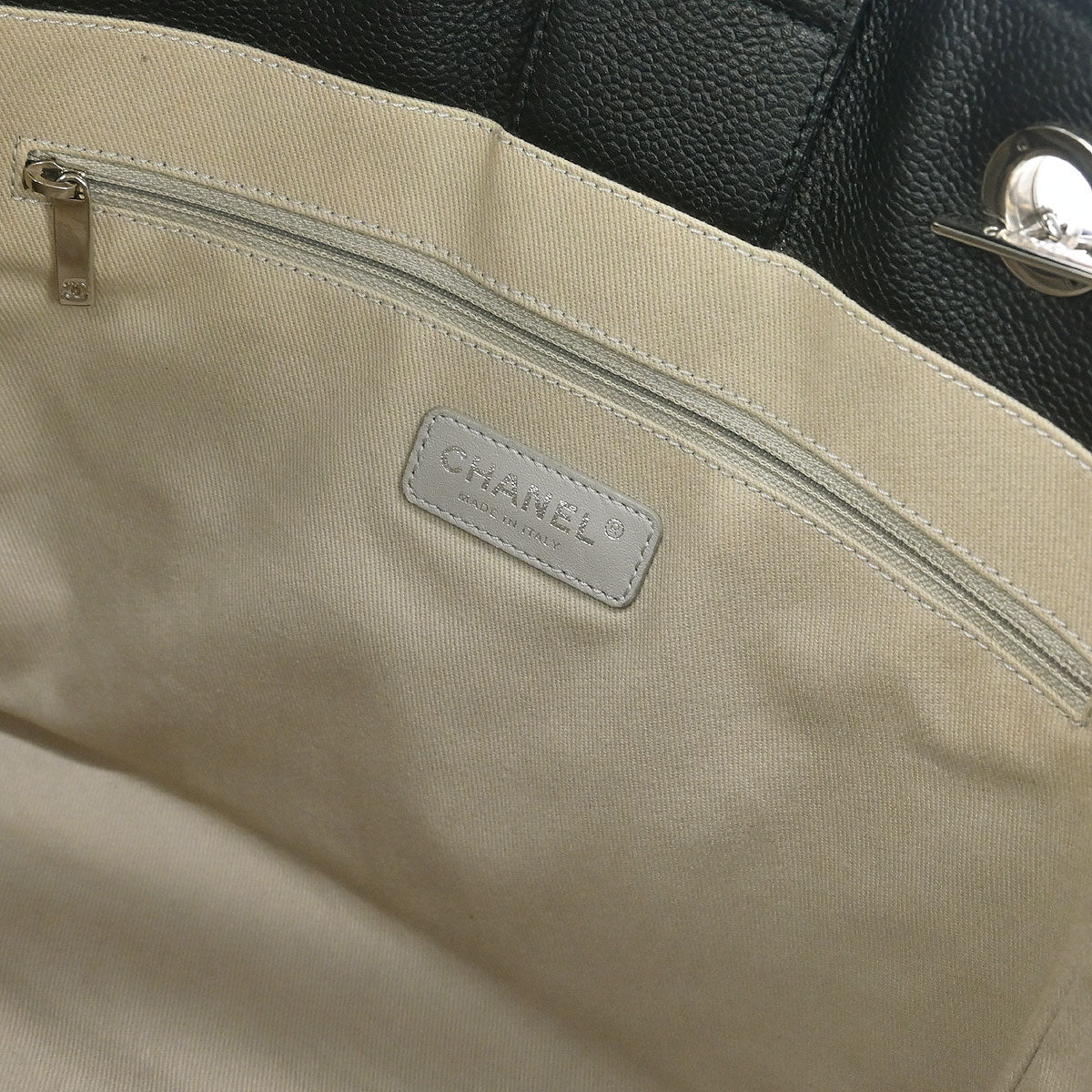 Chanel 2016-2017 Black Calfskin Small Deauville Tote Bag