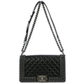 Boy Chanel 2014-2015 Black Lambskin Medium Shoulder Bag
