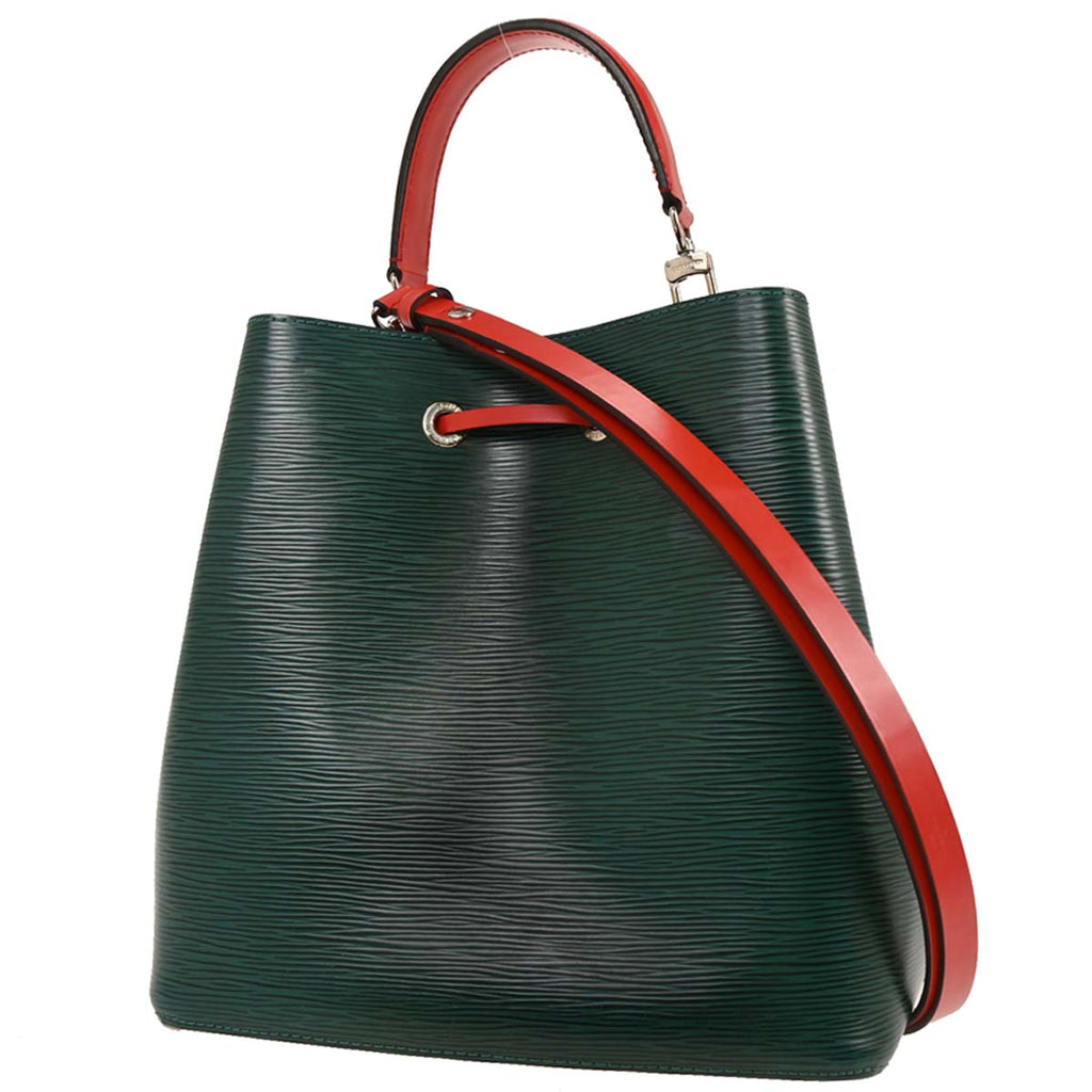 Louis Vuitton Blue Red Epi Neo Noe Bucket 2way Shoulder Handbag M55395
