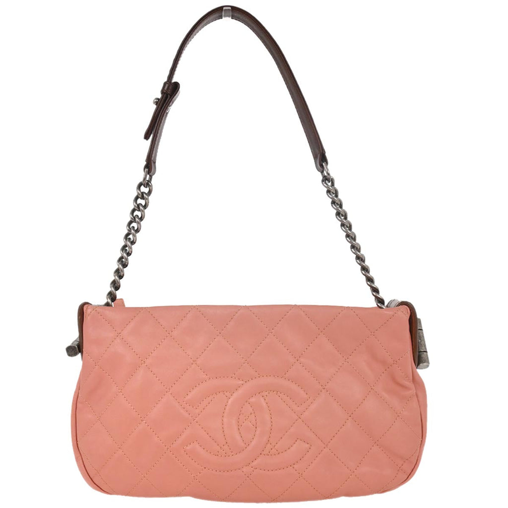 Chanel 2013-2014 Pink Calfskin Handbag