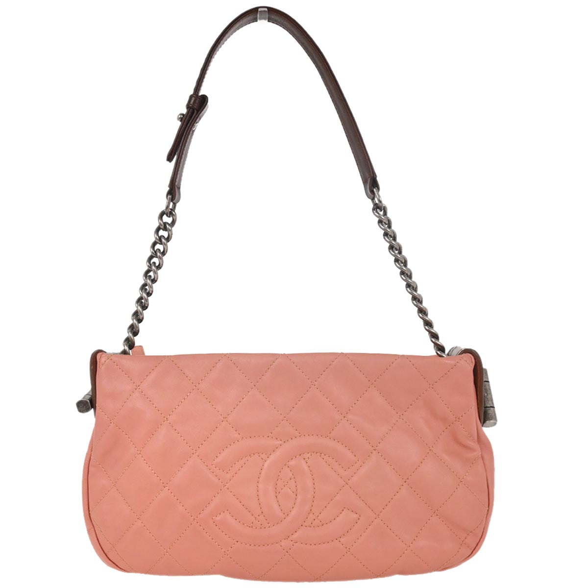 Chanel 2013-2014 Pink Calfskin Handbag