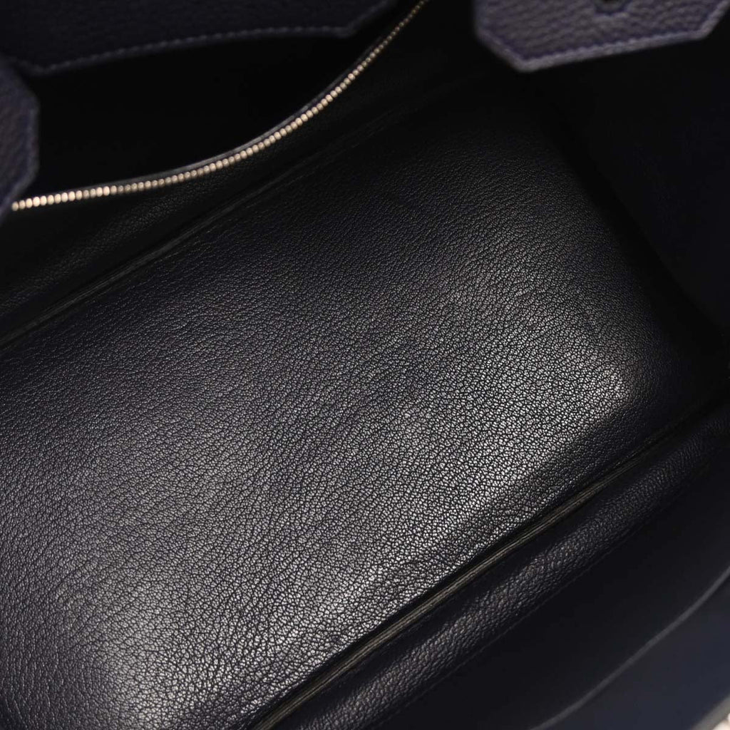 Hermes Blue Nuit Togo Birkin 30 Handbag