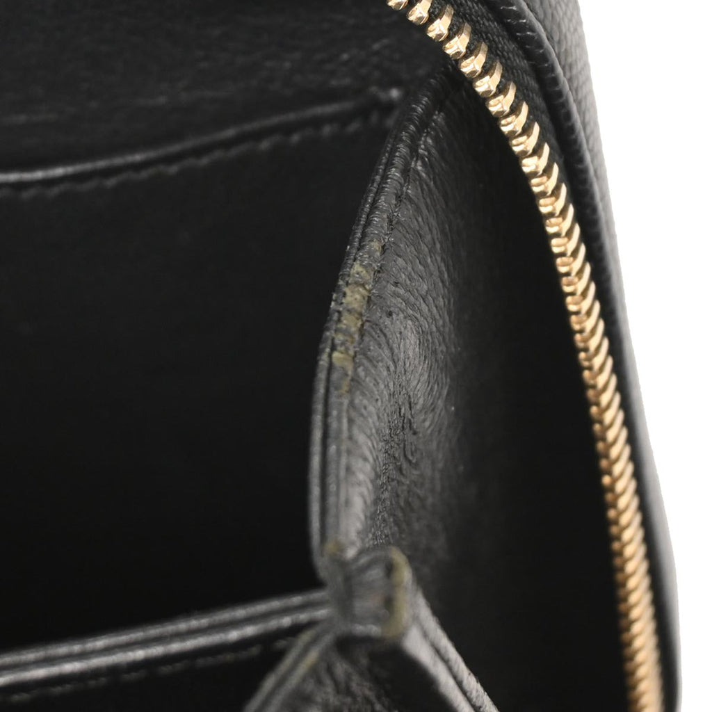 Chanel 2018 Black Caviar Filigree 2way Shoulder Vanity Handbag