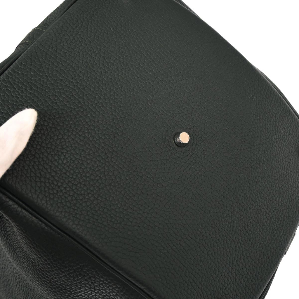 Hermes Vert Anglais Taurillon Clemence Picotin Lock 26 GM Handbag