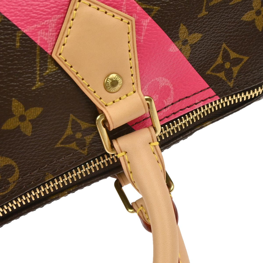 Louis Vuitton Pink Monogram V Speedy 30 Handbag M41533
