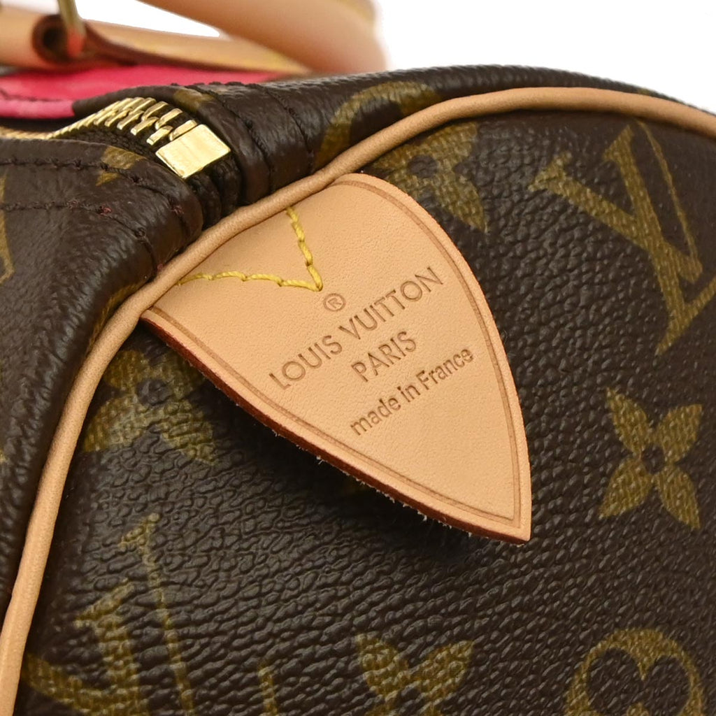 Louis Vuitton Pink Monogram V Speedy 30 Handbag M41533