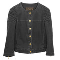 Louis Vuitton 2011 Collarless Jacket Black #38