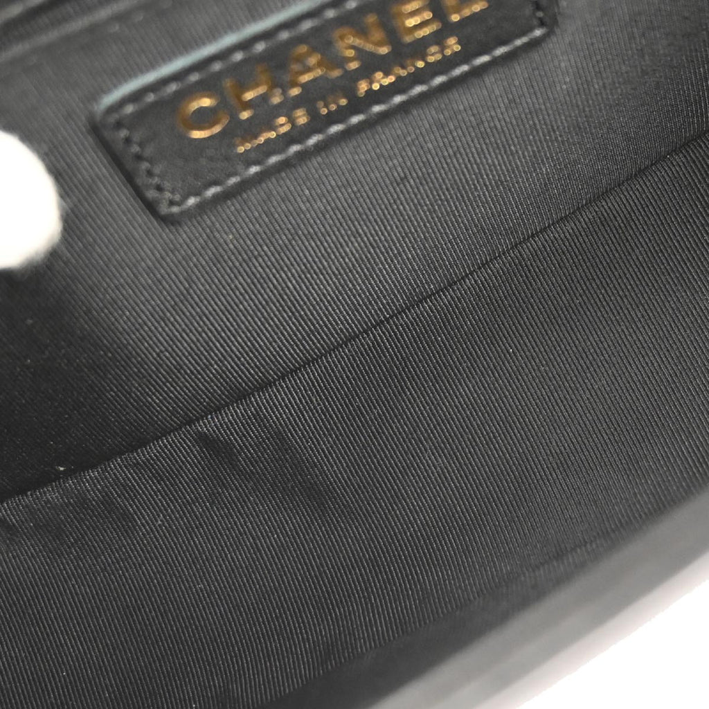 Boy Chanel Black Lambskin Small Chain Shoulder Bag