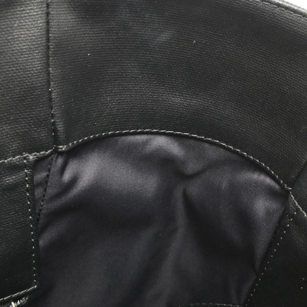 Chanel Black Coated Canvas Paris-Biarritz MM Tote Handbag
