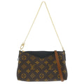 Louis Vuitton Black Monogram Pallas Clutch 2way Handbag M41639