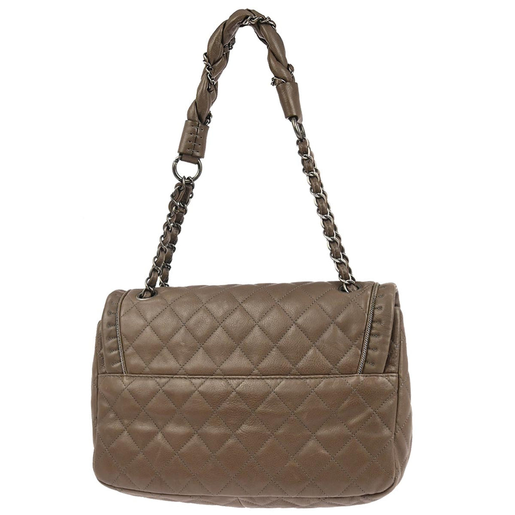 Chanel 2011 Brown Calfskin Paris-Byzance Istanbul Flap Bag Shoulder Bag