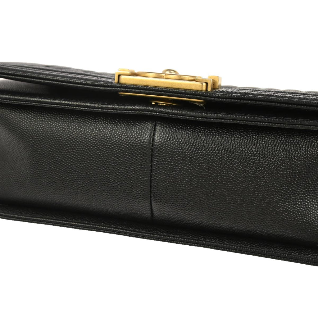 Boy Chanel Black Caviar Medium Shoulder Bag