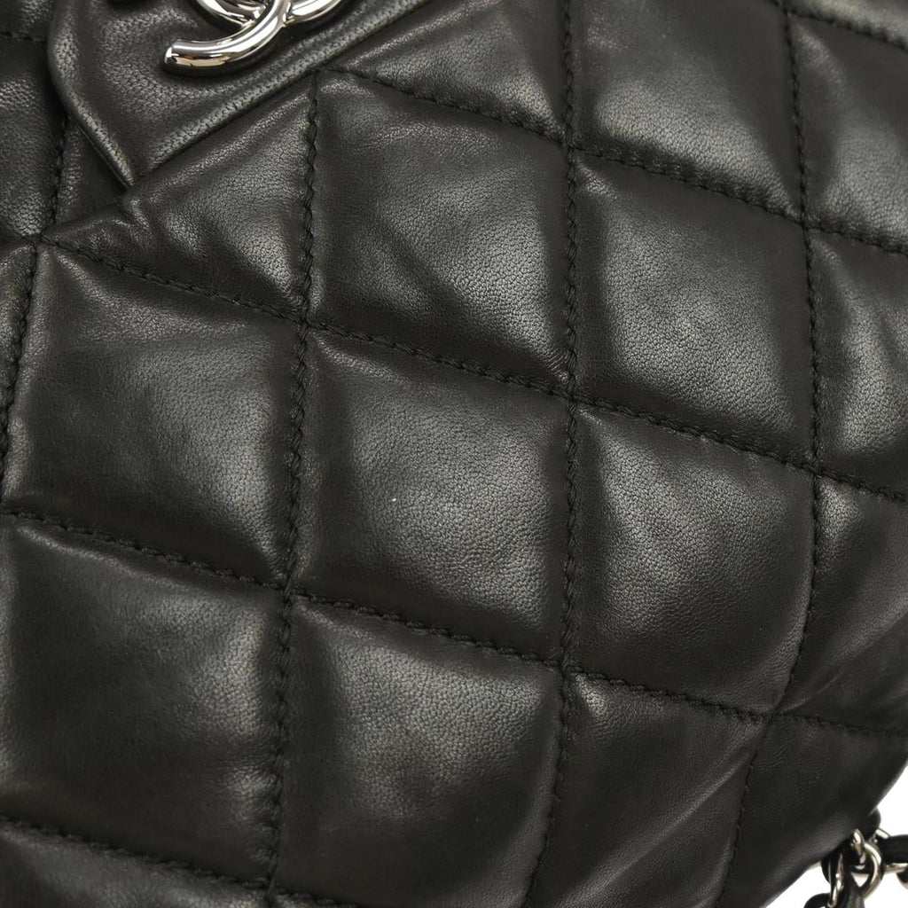 Chanel Black Lambskin Shoulder Bag