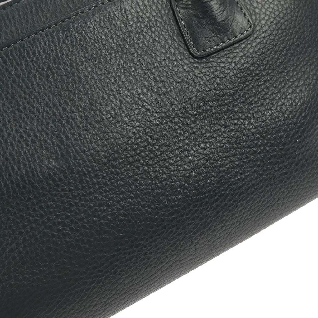 Chanel Navy Deerskin Executive Cerf Tote Bag