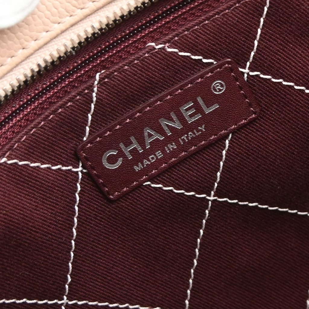 Chanel 2014-2015 Light Pink Caviar Skin Bowling Bag