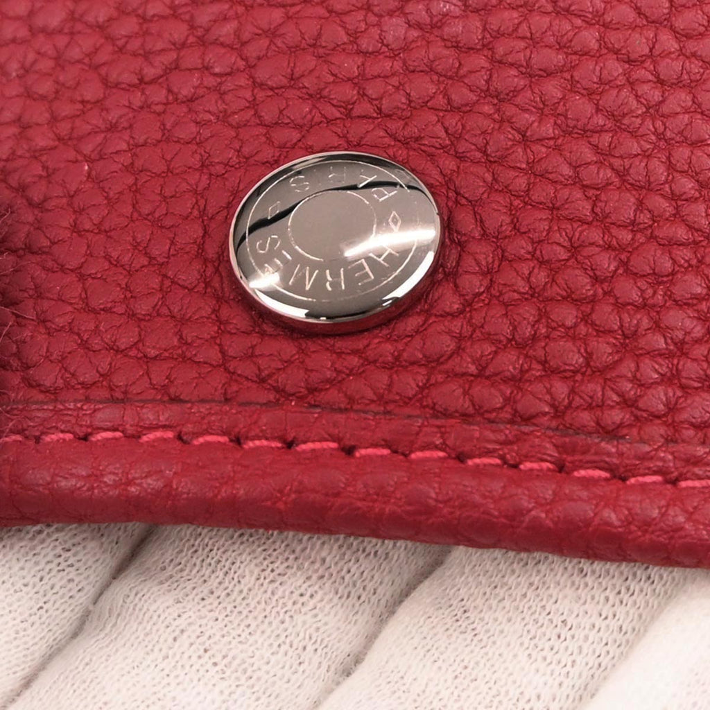 Hermes Rouge Grenade Negonda Garden Party 30 TPM Tote Handbag