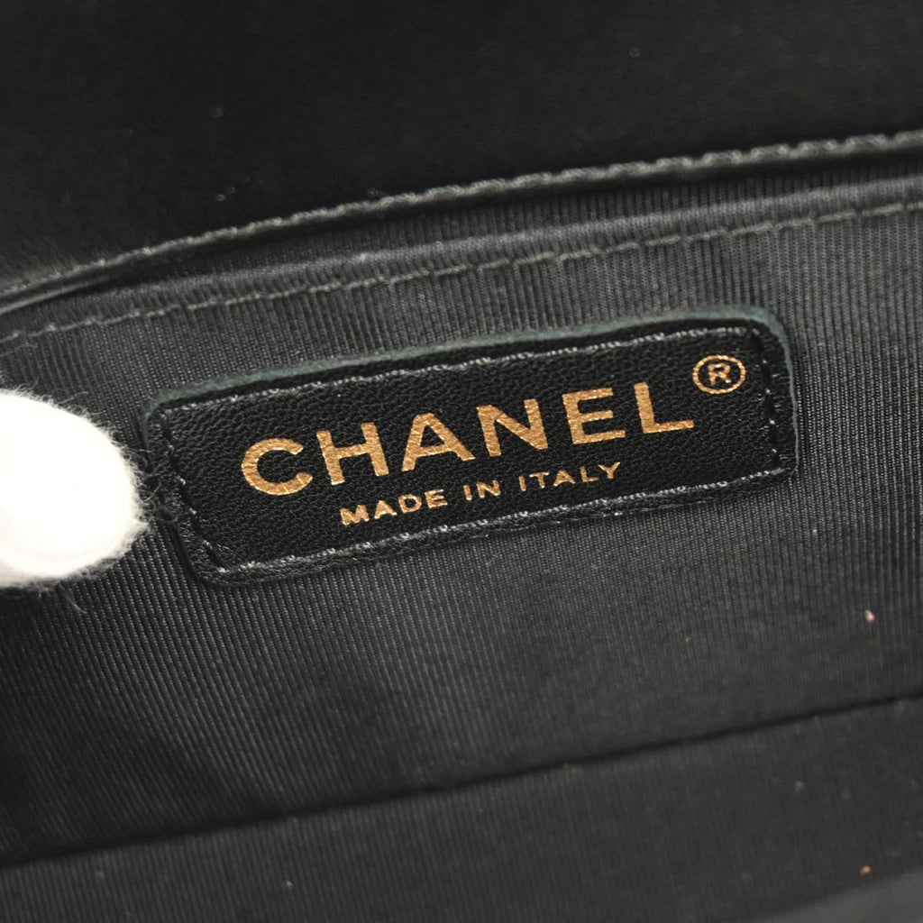 Boy Chanel 2017 Black Lambskin Small Chain Shoulder Bag