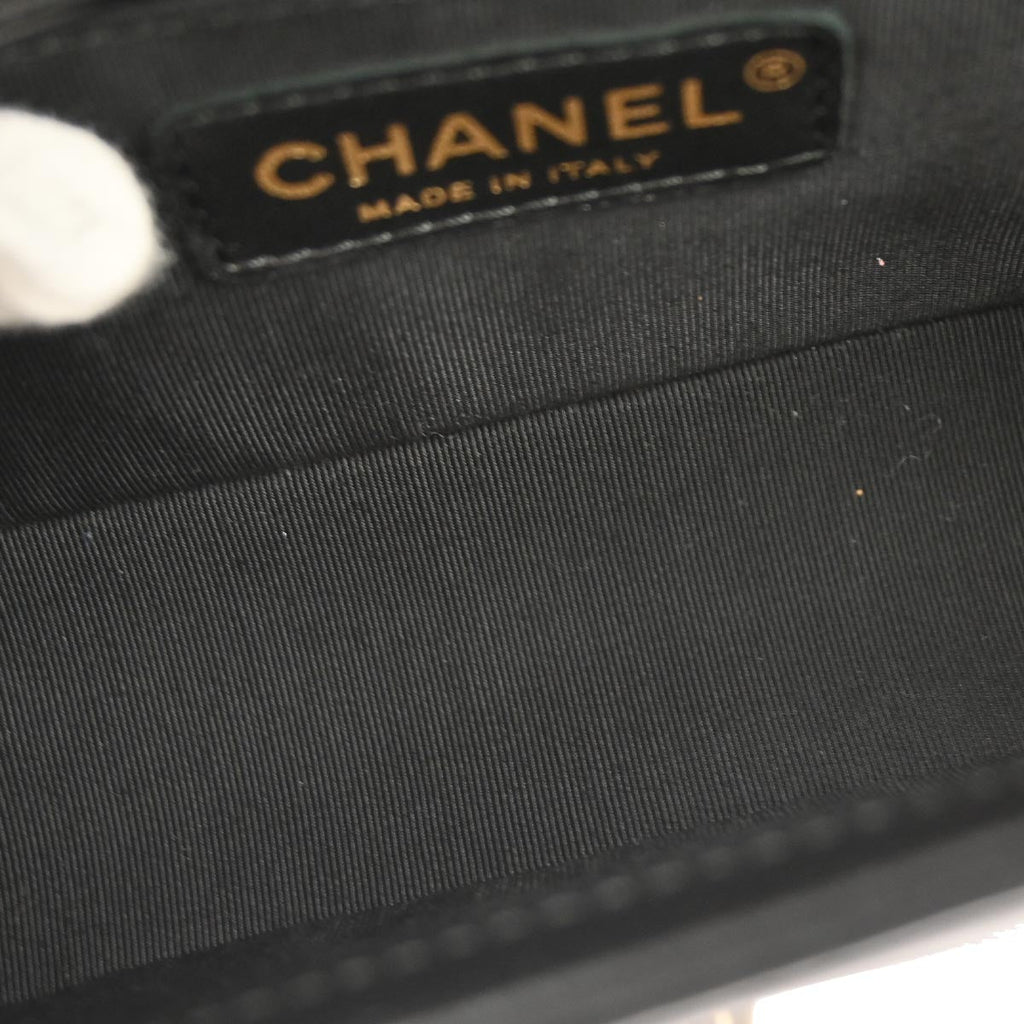 Boy Chanel 2017 Black Lambskin Small Chain Shoulder Bag