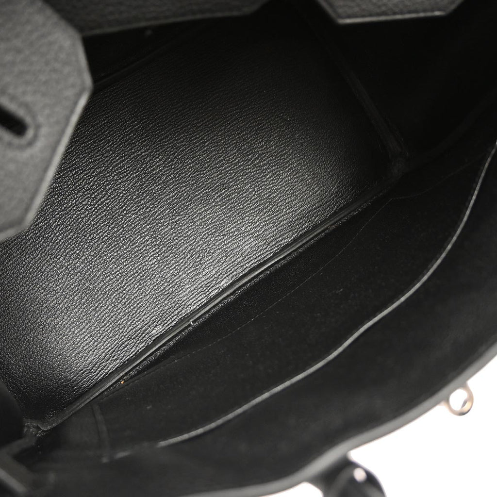 Hermes Black Togo Birkin 30 Handbag