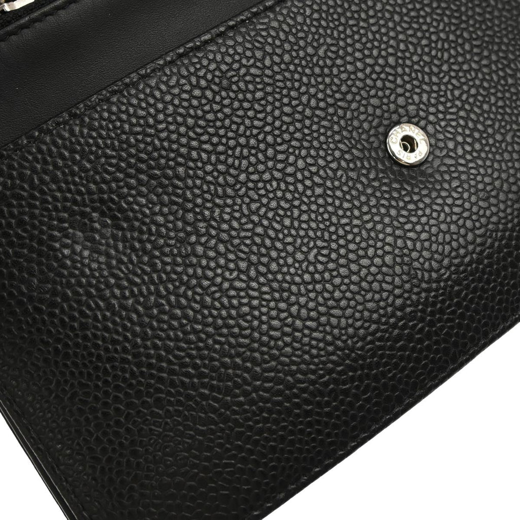 Chanel 2016-2017 Black Caviar Skin Timeless WOC Wallet on Chain Bag