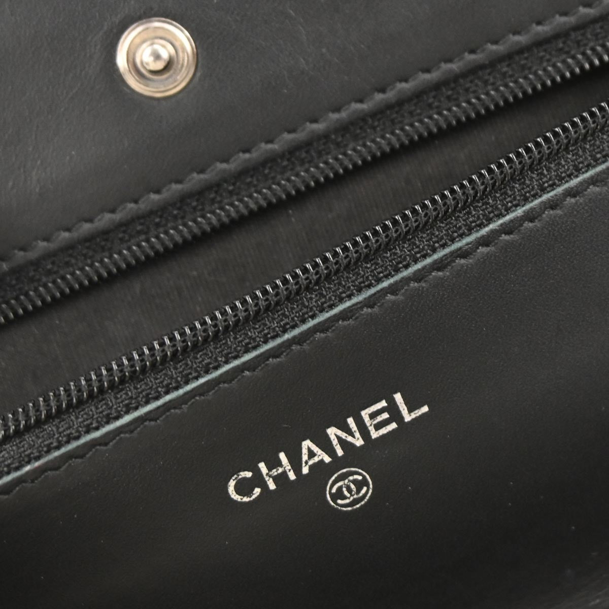 Chanel 2016-2017 Black Caviar Skin Timeless WOC Wallet on Chain Bag