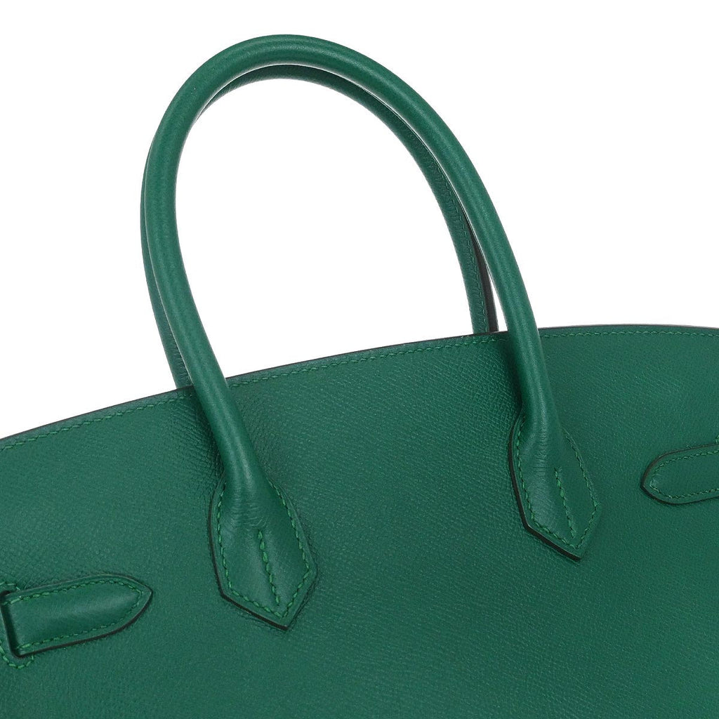 Hermes Malachite Epsom Birkin 30 Handbag