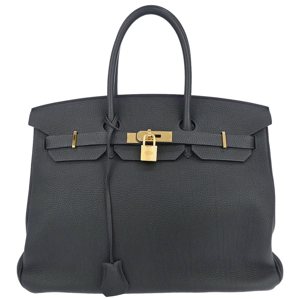 Hermes Blue Ocean Togo Birkin 35 Handbag