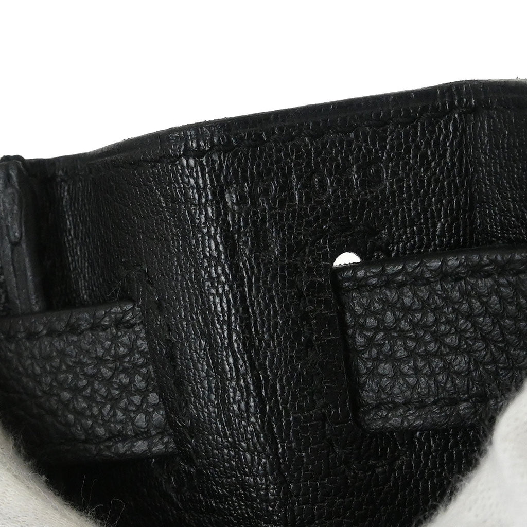 Hermes Black Togo Kelly 28 Retourne 2way Shoulder Handbag