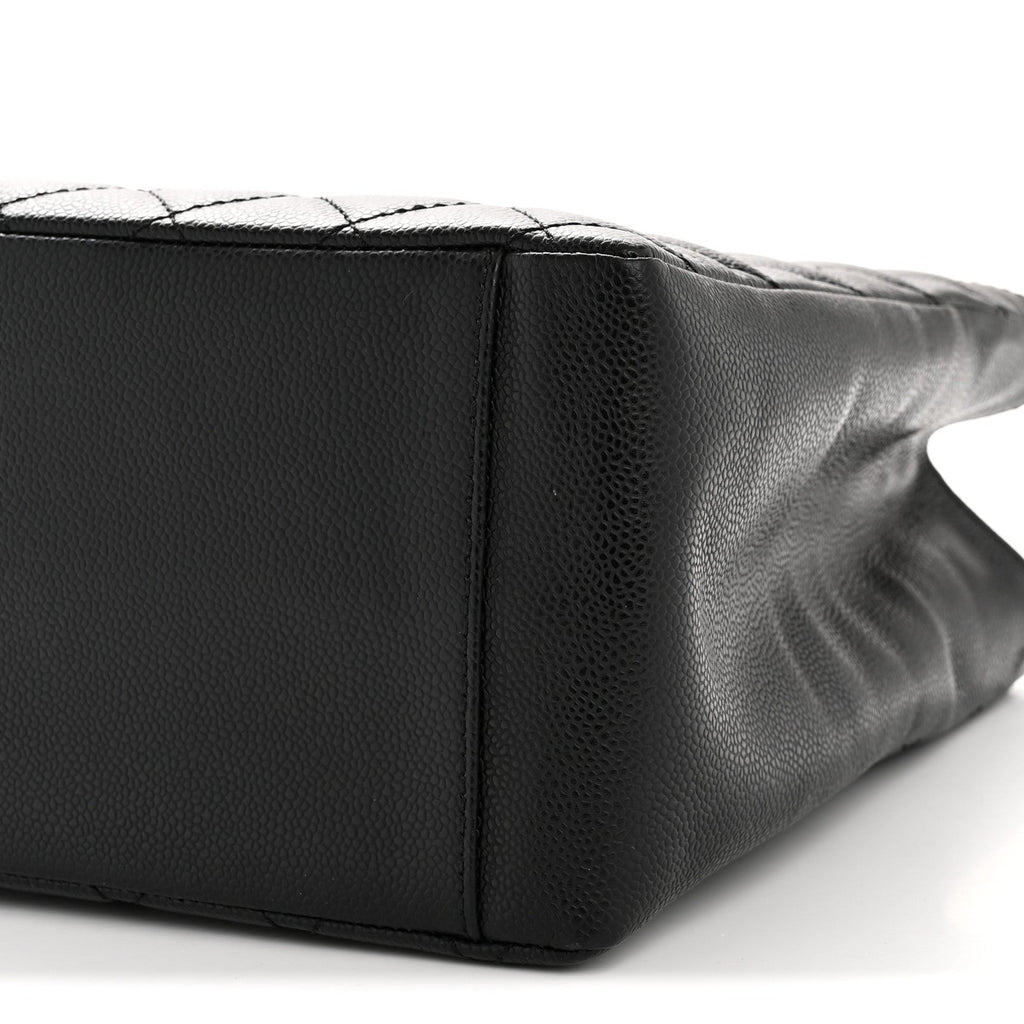 Chanel Caviar Quilted Grand Shopping Tote GST Black
