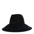 Louis Vuitton Felt Leather Monogram Fedora XL Hat Black