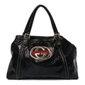 Gucci Dialux Medium Britt Tote Black