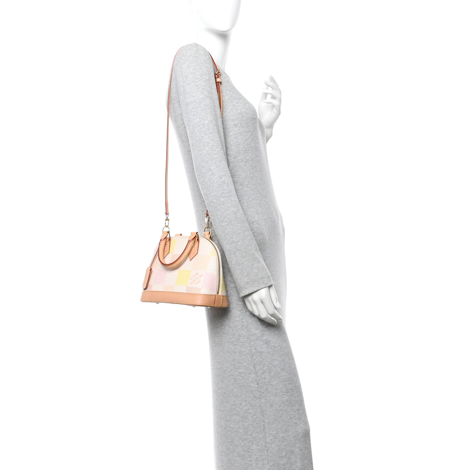 Louis Vuitton Damierlicious Alma BB Rose Peach
