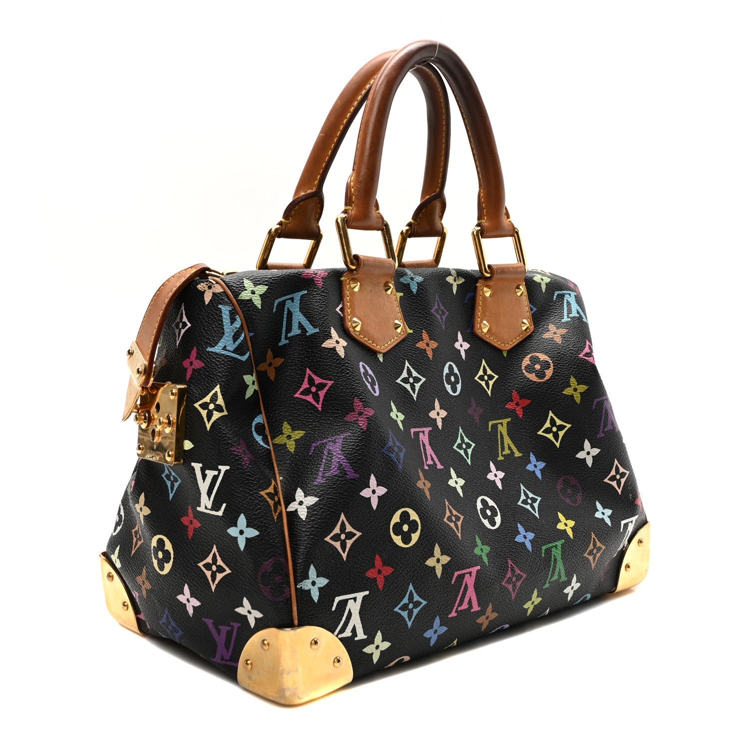 Louis Vuitton Monogram Multicolor Speedy 30 Black