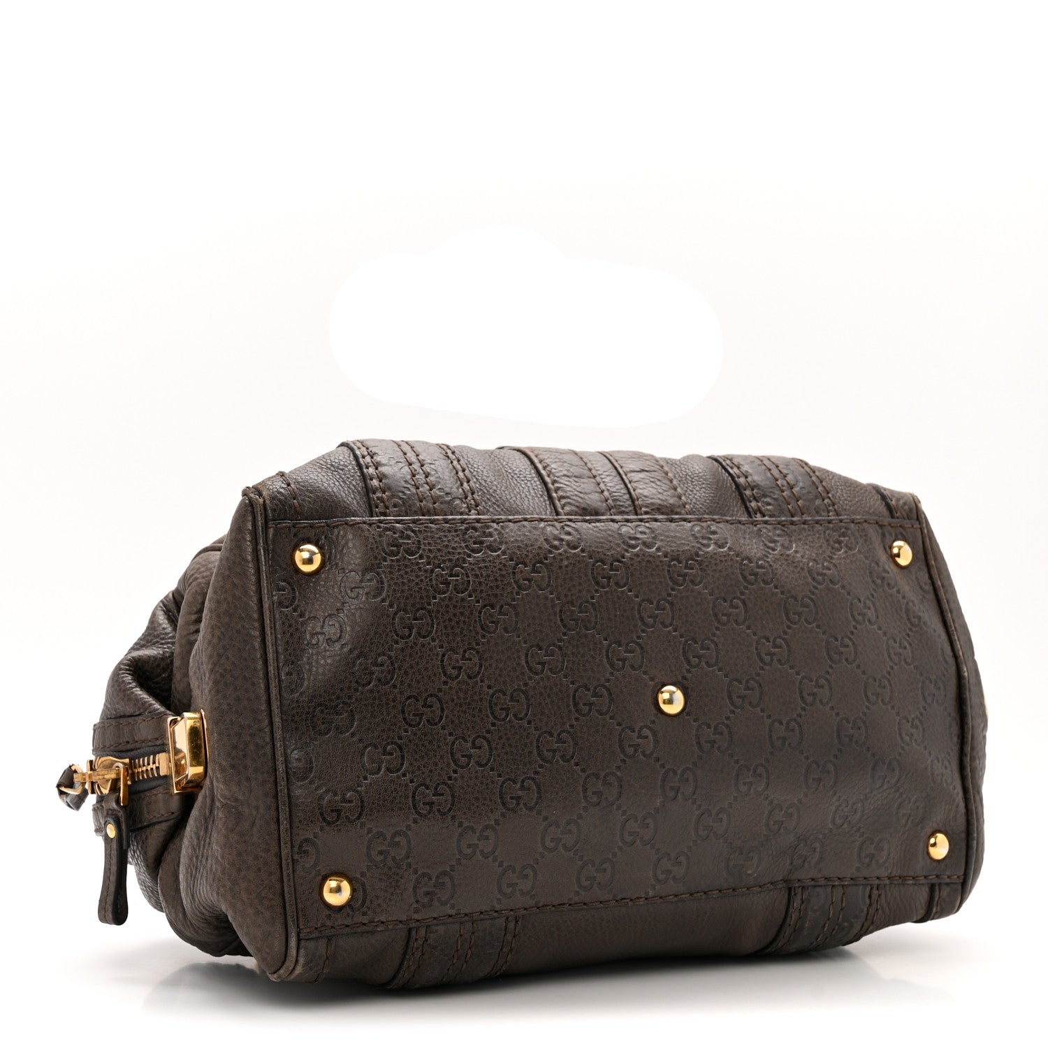 Gucci Guccissima Aviatrix Medium Boston Chocolate