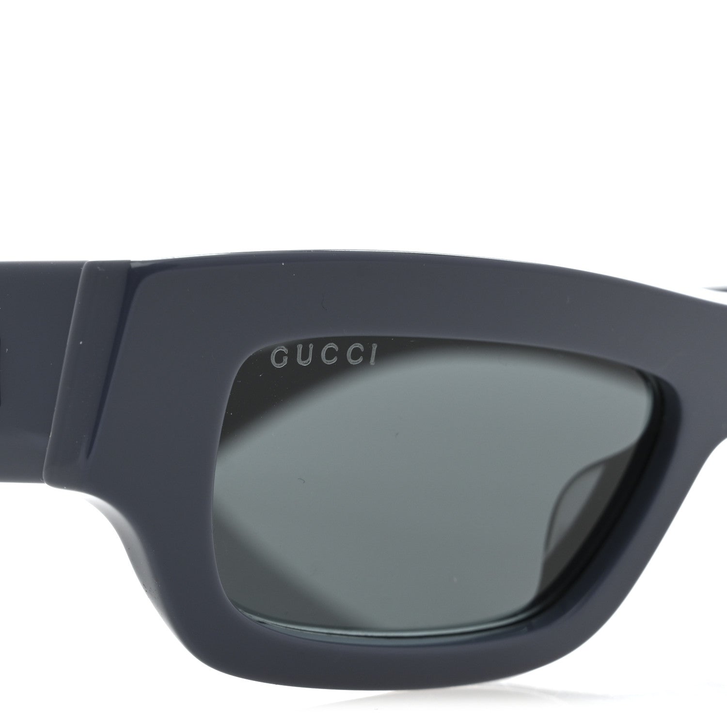 Gucci Acetate Rectangular Frame Sunglasses GG1839S Blue