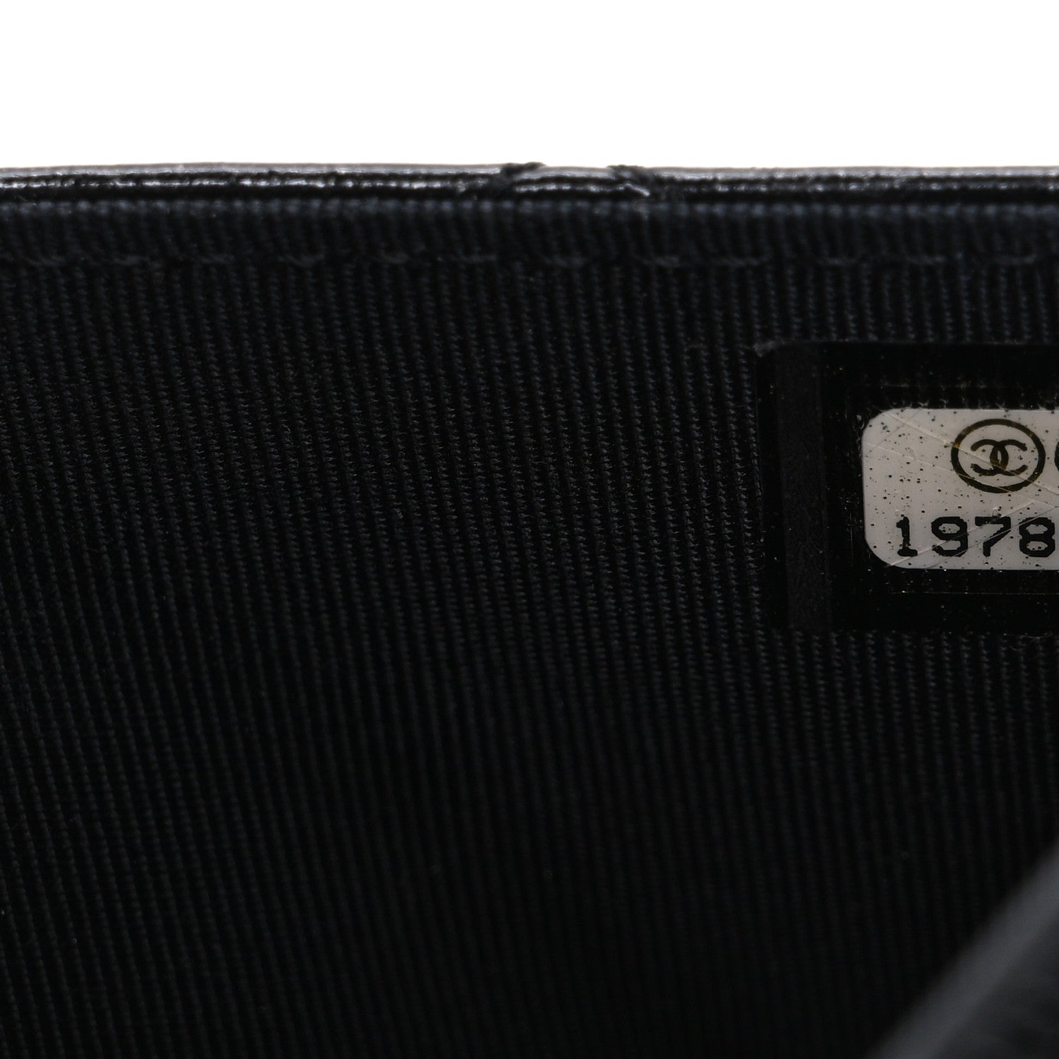 Chanel Glazed Aged Calfskin Reissue Wallet On Chain WOC So Black