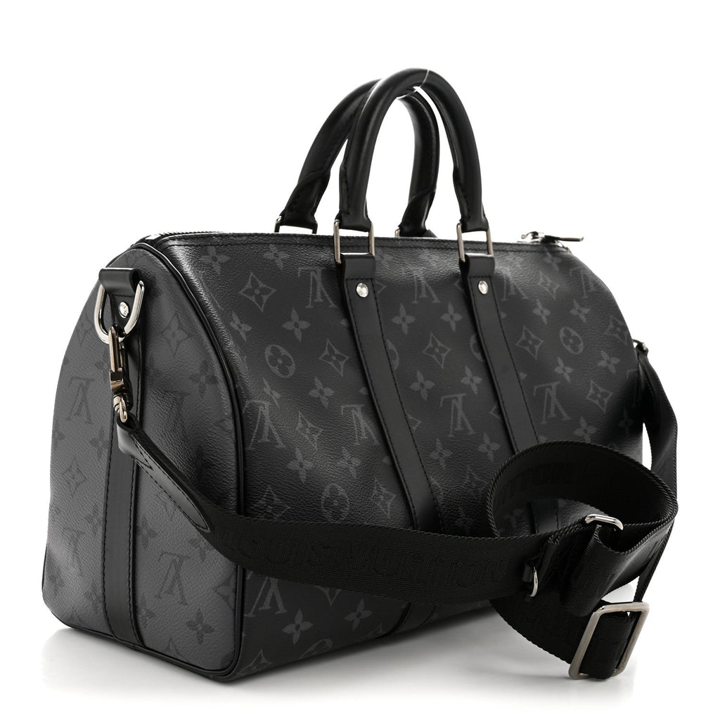 Louis Vuitton Monogram Eclipse Reverse Keepall Bandouliere 35