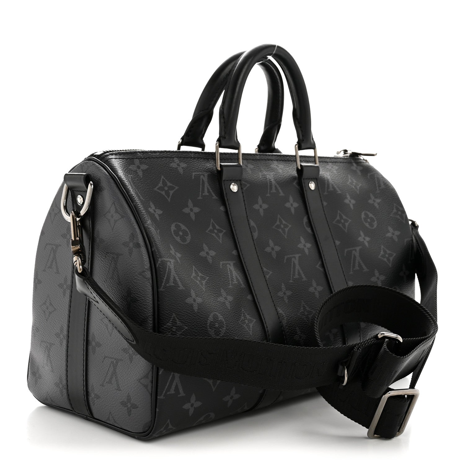 Louis Vuitton Monogram Eclipse Reverse Keepall Bandouliere 35