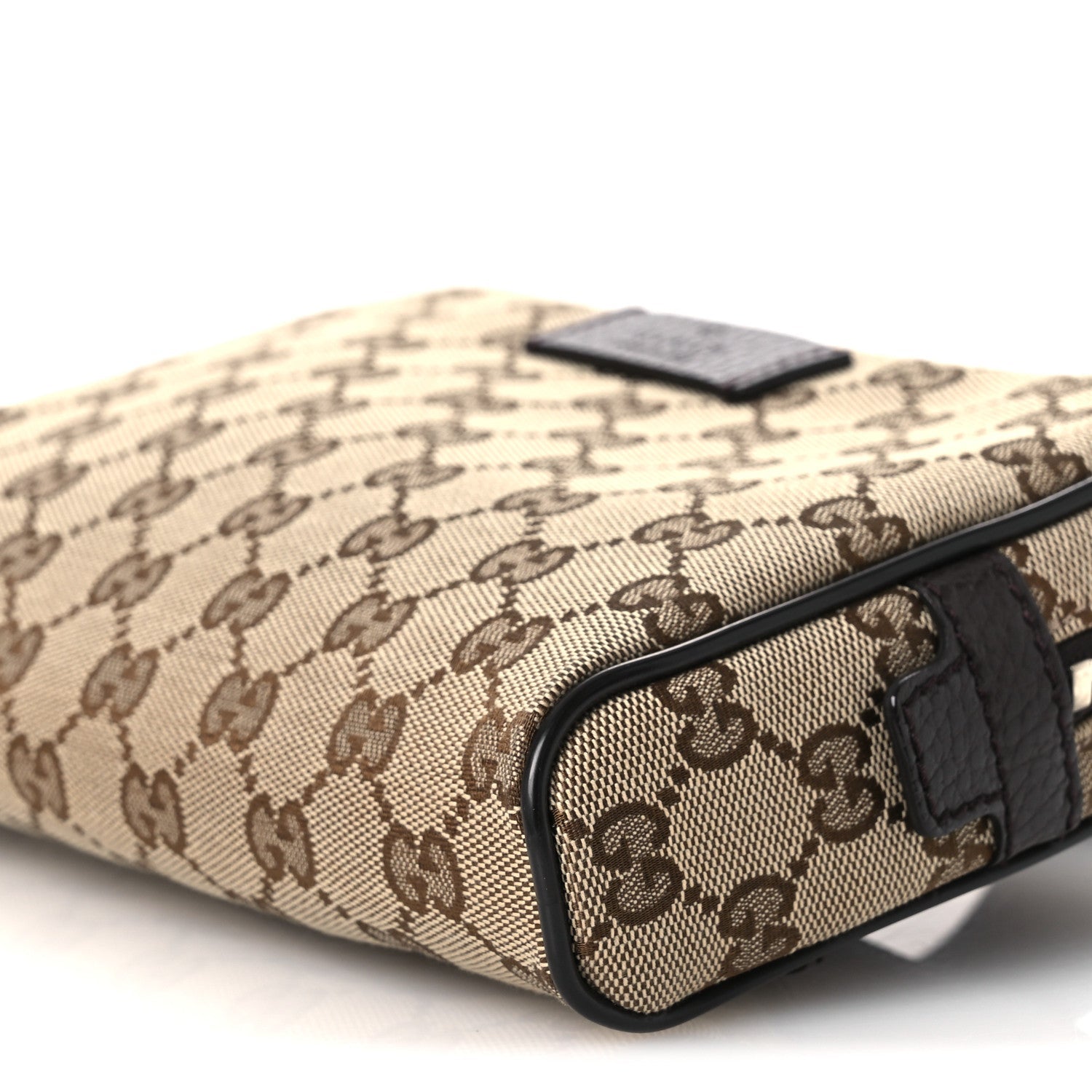 Gucci Monogram Belt Bag Dark Brown