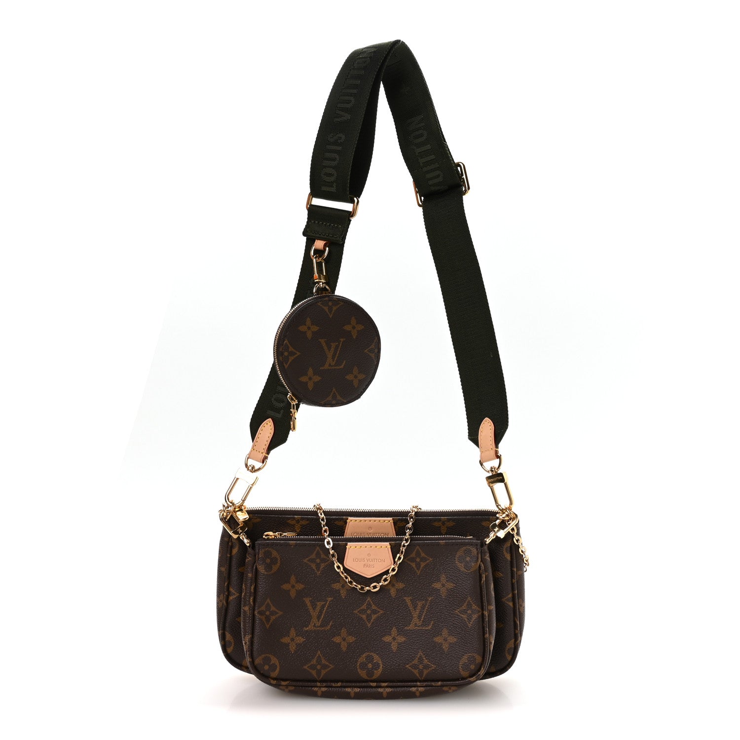 Louis Vuitton Monogram Multi Pochette Accessories Kaki