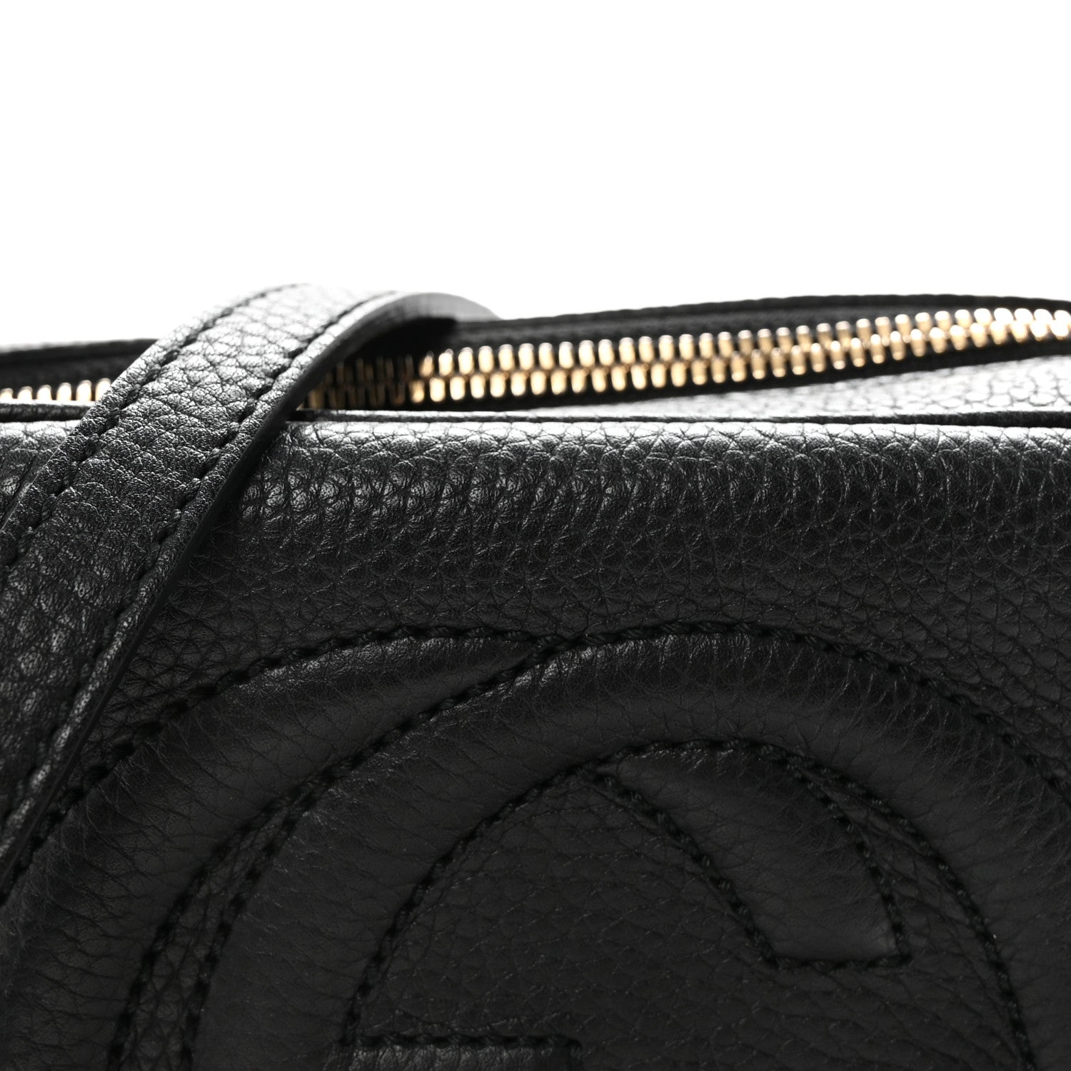 Gucci Pebbled Calfskin Small Soho Disco Bag Black