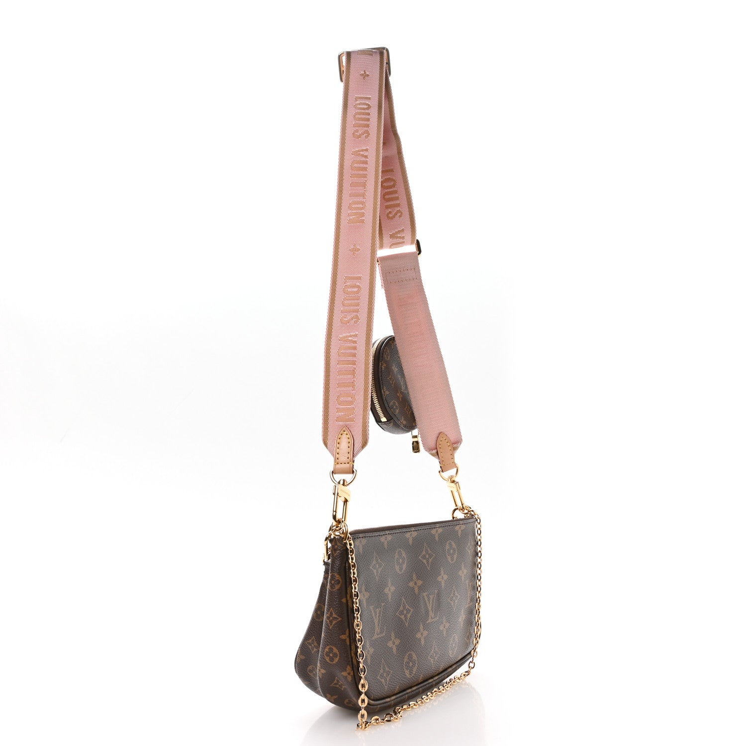 Louis Vuitton Monogram Multi Pochette Accessories Rose Clair