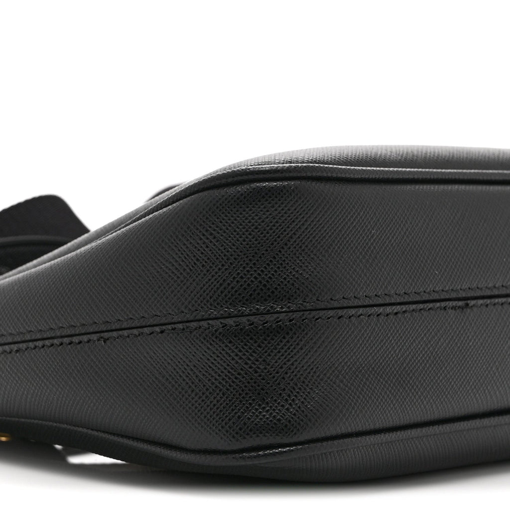 Prada Saffiano Lux Re-Edition 2005 Shoulder Bag Black