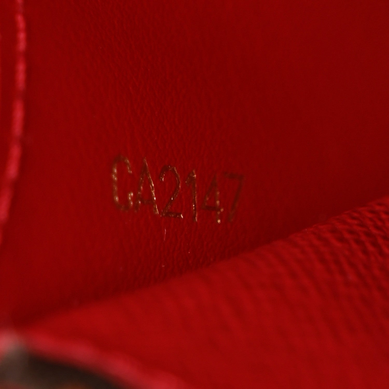 Louis Vuitton Damier Ebene Caissa Wallet Cherry