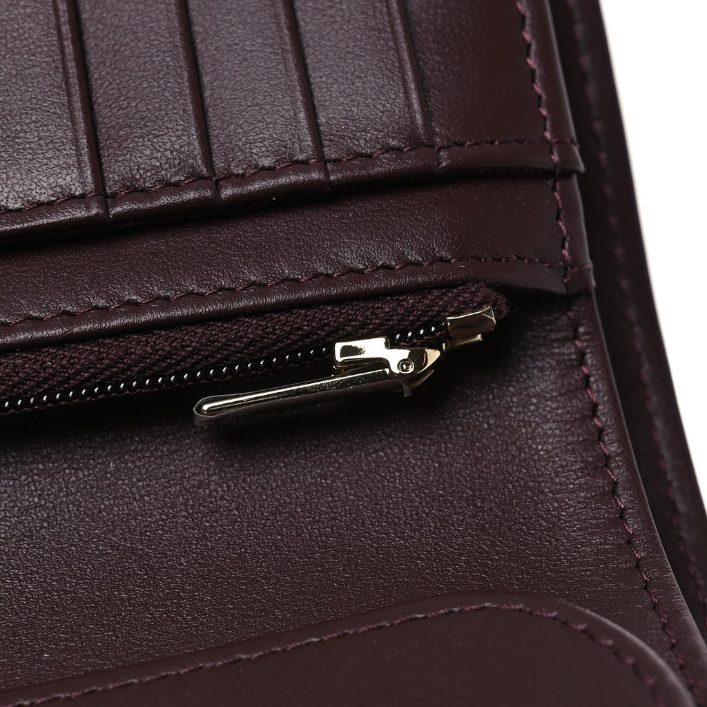 Caviar Quilted Passport Holder Black