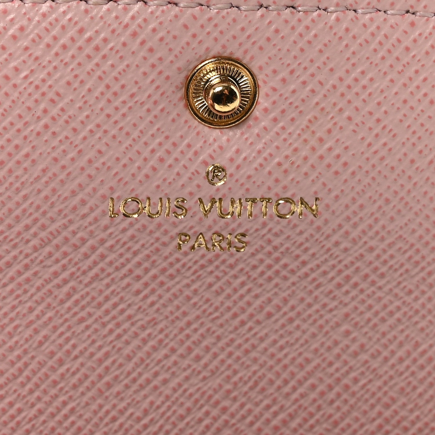 Louis Vuitton Monogram Emilie Wallet Rose Ballerine