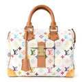Louis Vuitton Monogram Multicolor Speedy 30 White